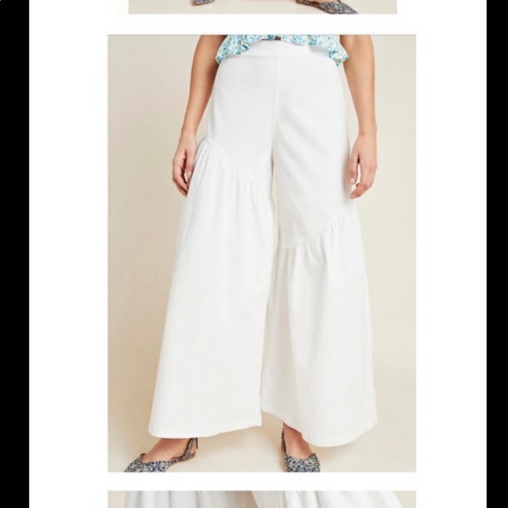 NWT Anthropologie Corfu wide leg pants 👖